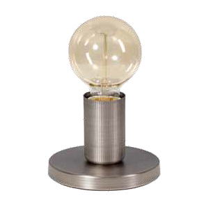 Base tafellamp Vintage zilver