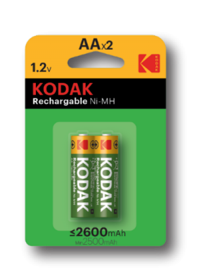 Kodak Rechargeable Ni-Mh AA 2600 mAh