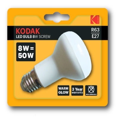 Kodak LED R63, 8W, 640L, 3000K E27