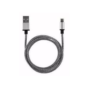 USB Lightning kabel 1m wit/zwart